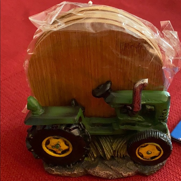 Tractor coaster set 2/$12 - Picture 1 of 6